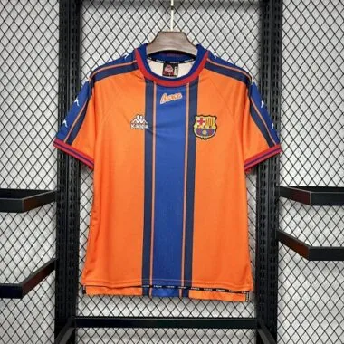 97-98 Barcelona Away Retro Kit Vintage Shirt Soccer AAAAJersey Yupoo