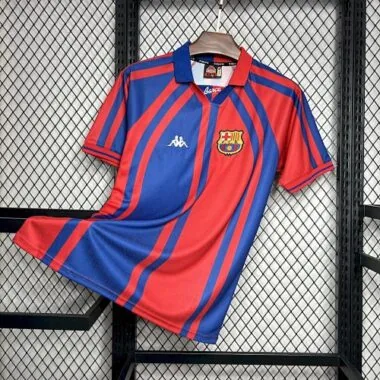 98-99 Barcelona Home Retro Kit Vintage Shirt Soccer