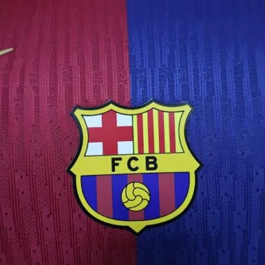 24-25 Barcelona Home Kit Without Sponsor Text Player Version Shirt Sport