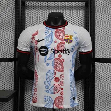 24-25 Barcelona Special Edition White Player Version Shirt Sport AAAAJersey Yupoo