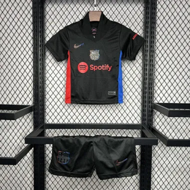 24-25 Barcelona Away Kid Kits Youth Apparels