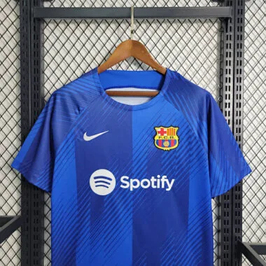 23-24 Barcelona training Blue S-XXL Cheap Soccer Jerseys