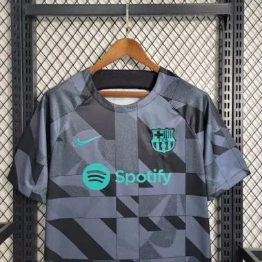 23-24 Barcelona training Black S-XXL Cheap Soccer Jerseys