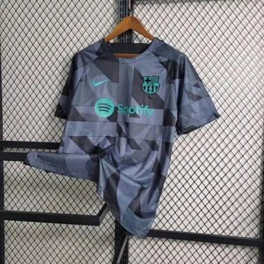 23-24 Barcelona training Black S-XXL Cheap Soccer Jerseys