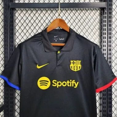 POLO Barcelona black S-XXL Cheap Soccer Jerseys