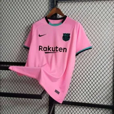 20-21 Barcelona Pink S-XXL Cheap Soccer Jerseys