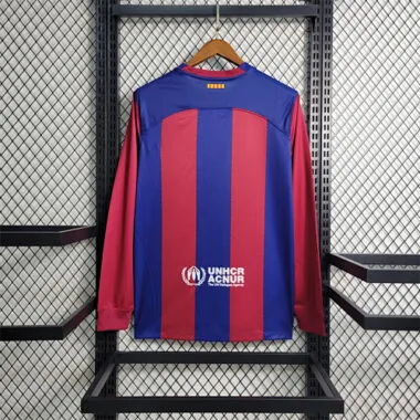 23-24 Barcelona Home Long Sleeve Size S-XXL Soccer Jerseys