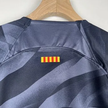 23-24 Kids Goalkeeper Barcelona Black Size 16-28