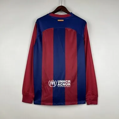 23-24 Long Sleeve Barcelona Home S-XXL