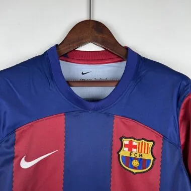 23-24 Long Sleeve Barcelona Home S-XXL