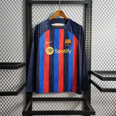 22-23 Barcelona home long sleeve
