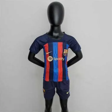 22-23 Barcelona home kids kit