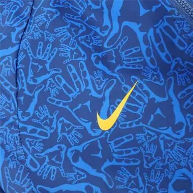 21-22 Barcelona blue Camouflage Windbreaker