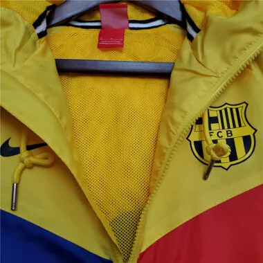 20-21 Barcelona blue-red-yellow classic style windbreake