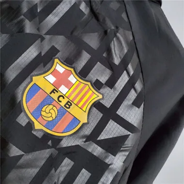20-21 Barcelona black windbreaker