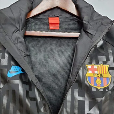 20-21 Barcelona black windbreaker