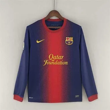 12-13 Barcelona home long sleeve