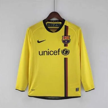 08-09 Barcelona away long sleeve