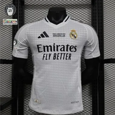 24-25 Real Madrid Home Kit Player Version Shirt With All Kind of Badges Soccer AAAAJerseys Yupoo