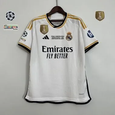 23-24 Real Madrid Home Kit UCL Championship Final All Version Soccer AAAAJerseys S-4XL Yupoo