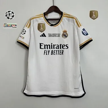 23-24 Real Madrid Home Kit UCL Championship Final All Version Soccer AAAAJerseys S-4XL Yupoo