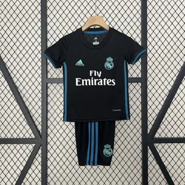17-18 Real Madrid Away Retro Kid Kits Youth Apparels AAAAJersey Wholesale Yupoo