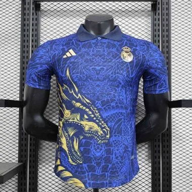24-25 Real Madrid Dragon Special Edition Kit Blue Player Version Shirt Football AAAAJersey Supplier