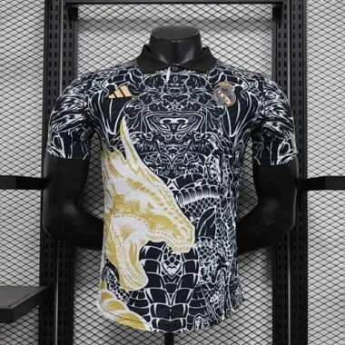 24-25 Real Madrid Black Dragon Special Edition Kit Player Version Shirt Football AAAAJersey Supplier