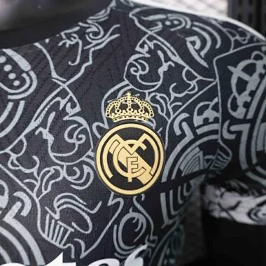 23-24 Real Madrid Special Edition Black Player Version Concept Kit Football