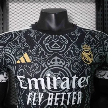 23-24 Real Madrid Special Edition Black Player Version Concept Kit Football