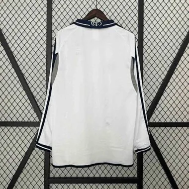 00-01 Real Madrid Home Retro Kit Long Sleeve Vintage Shirt Football