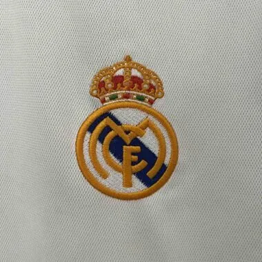 00-01 Real Madrid Home Retro Kit Long Sleeve Vintage Shirt Football