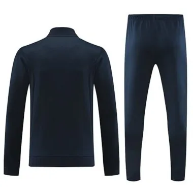 24-25 Real Madrid Long Sleeve Kits Black Jacket Suits Soccer Jerseys