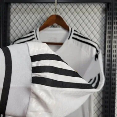 24-25 Real Madrid Home Kit Long Sleeve Shirt Soccer Jerseys