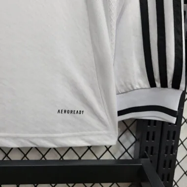 24-25 Real Madrid Home Kit Long Sleeve Shirt Soccer Jerseys