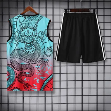 24-25 Real Madrid Dragon Training Vest Kits(Top+Shorts) Football