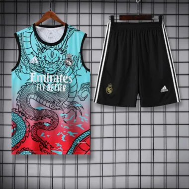 24-25 Real Madrid Dragon Training Vest Kits(Top+Shorts) Football