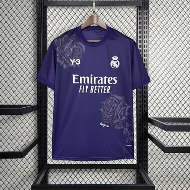 24-25 Real Madrid Y3 Purple Shirt Football AAAAJersey Yupoo