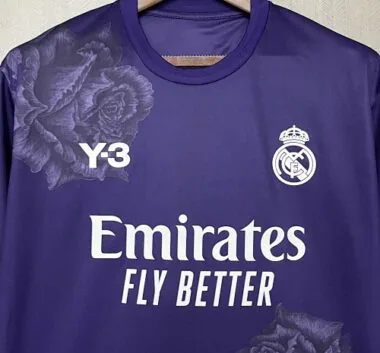 24-25 Real Madrid Y3 Purple Shirt Football