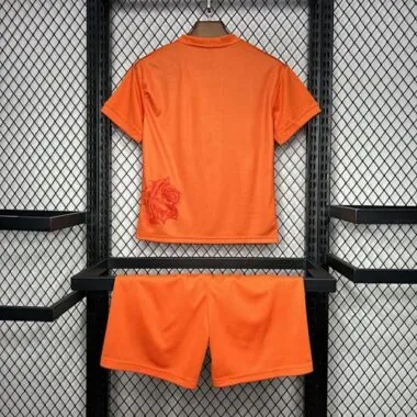 24-25 Real Madrid Y3 Kid Kits Orange Children Sets Football