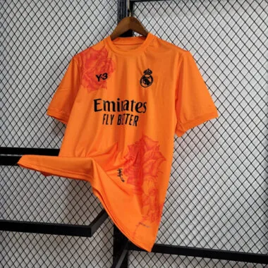 24-25 Real Madrid Y3 Orange Kit Jersey