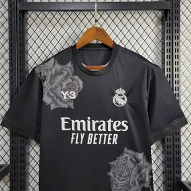 24-25 Real Madrid Y3 Black Kit Jersey