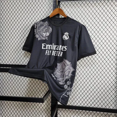 24-25 Real Madrid Y3 Black Kit Jersey
