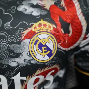 24-25 Real Madrid Red Dragon Special Edtion Kit Player Version Shirt Jersey