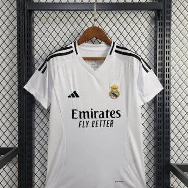 Camisa feminina do Real Madrid para jogos em casa, n.º 24-25