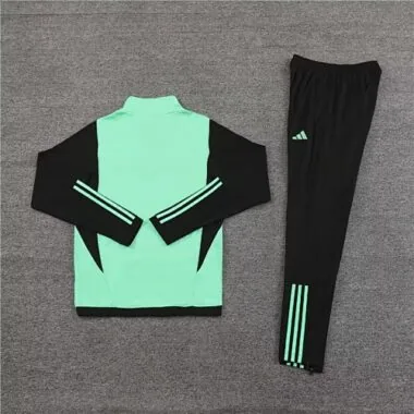 23-24 Real Madrid Long Sleeve Tracksuit Green Training Suits Jersey