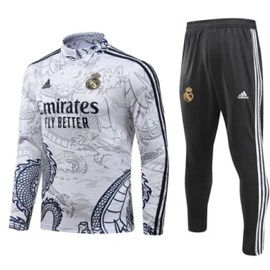 23-24 Real Madrid Long Sleeve Kits Dragon Special Edition Training Suits Soccer Jerseys Yupoo