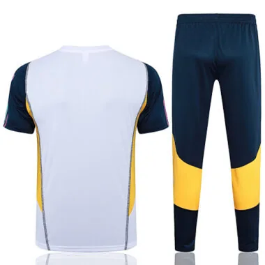 23-24 Real Madrid Short Sleeve Kits White Training Suits Soccer Jerseys Yupoo