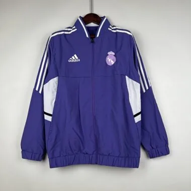 23-24 Real Madrid Purple Windbreaker Sport Jackets Soccer Jerseys Yupoo
