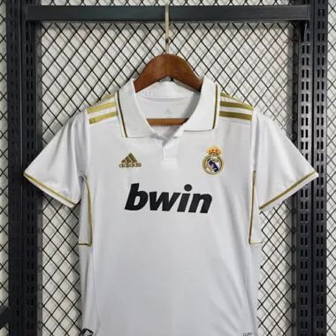 11-12 Real Madrid Home Kids Retro Kits Soccer Jerseys Yupoo